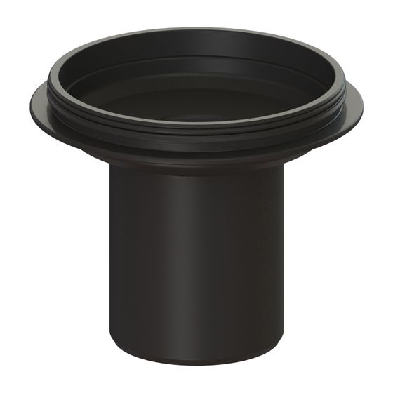 Kessel Ablaufkörper für Abdeckplatte für Multistop, Schwarz, Durchmesser 145mm, 680796