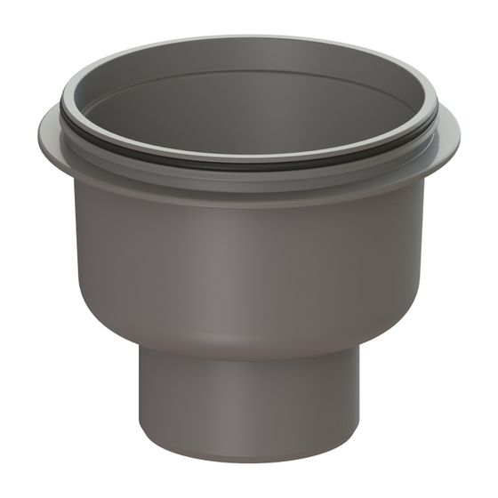 Kessel Ablaufkörper für Abdeckplatte für Geruchsverschluss, 50mm, Grau, 145mm, 680797