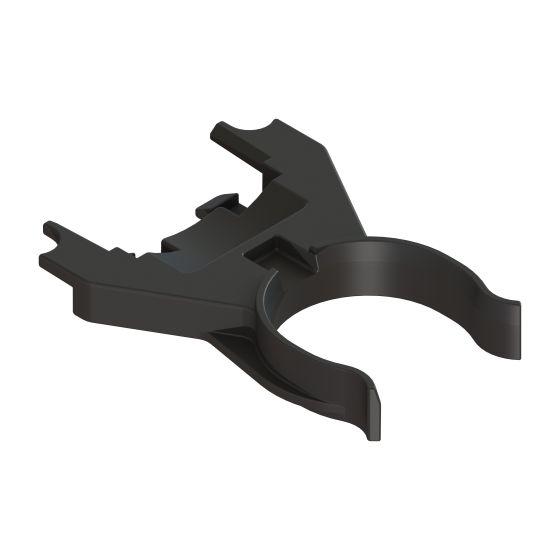 Kessel Halterung für Druckleitung Mono, Kunststoff Schwarz, 680969