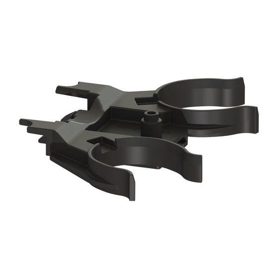 Kessel Halterung für Druckleitung für Duo, Schwarz, 680972