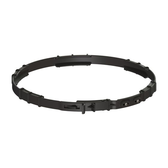 Kessel Spannverschluss für Deckel 450mm, Schwarz, 680975