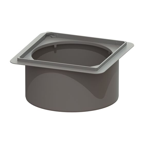 Kessel Aufsatzstück für System 400, verriegelbar, Silbergrau, 130mm Verstellbereich, 830065