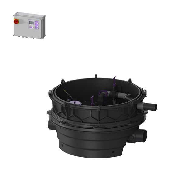 Kessel Rückstauhebeanlage Ecolift XL Mono 1 motorisierte Klappe SPF 1500-S3