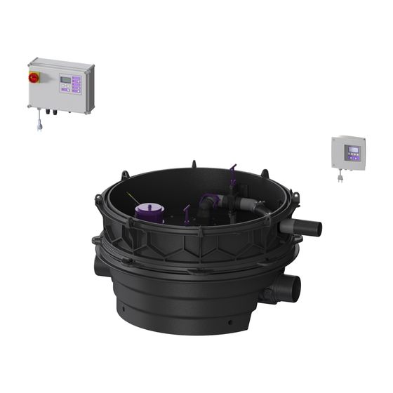 Kessel Rückstauhebeanlage Ecolift XL Mono 2 motorisierte Klappen SPF 1400-S3