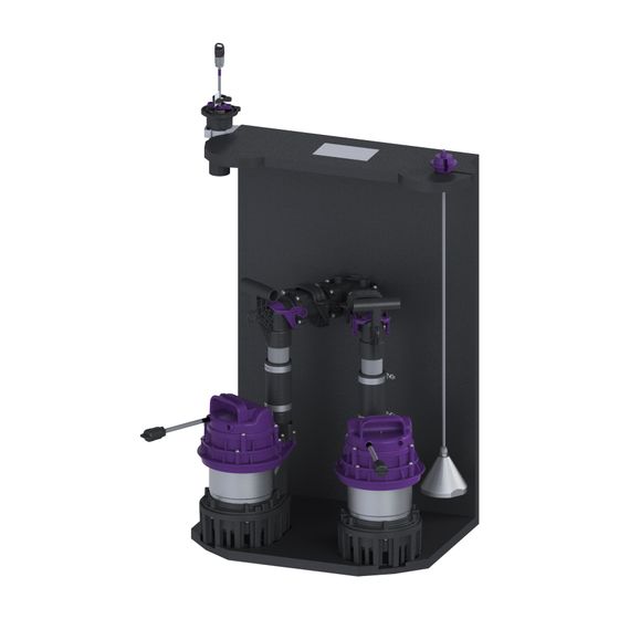 Kessel Pumpen-Einbausatz Retrofit S Duo GTF 1000, 230V 14,5m3/h, Kunststoff, 8744002