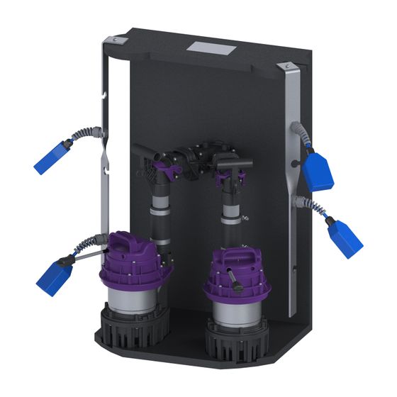 Kessel Pumpen-Einbausatz Retrofit S Duo GTF 1000, 14,5 m3/h, 230V, Kunststoff