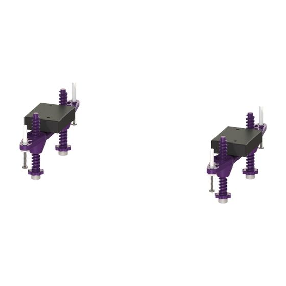 Kessel Stützfuß Set für Controlfix und Linearis Compact, inkl. Gummieinlage, 680669