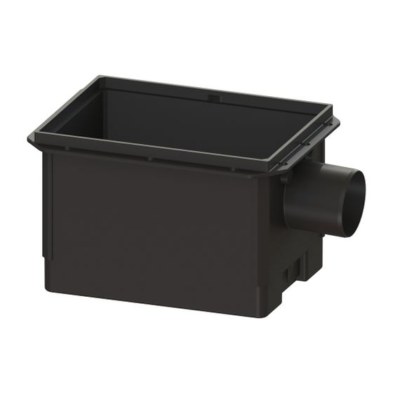 Kessel Grundkasten für Pumpfix S, DN 100, 340x376x270mm, 680763
