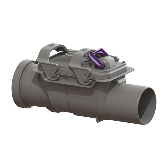 Kessel Rückstauverschluss Staufix DN 70 Typ 2