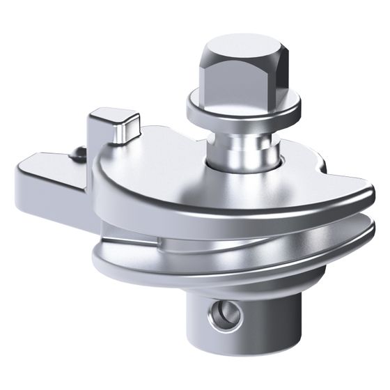 Kessel Drehverschluss für Aufsatzstück LW 600, Edelstahl, 681033