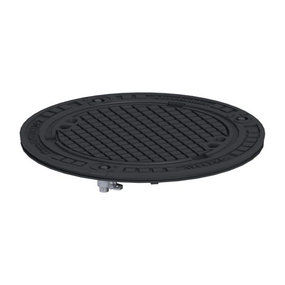 Kessel Abdeckplatte für Lock und Lift LW 600, Klasse D 400, Grauguss, 681104