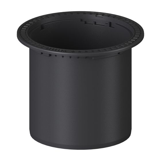 Kessel Aufsatzstück LW 600, 65-579mm, Kunststoff, Schwarz