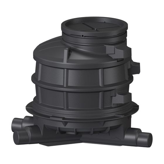 Kessel Standardschacht GT LW1000, DN 150/200, 1.245mm, Polyethylen