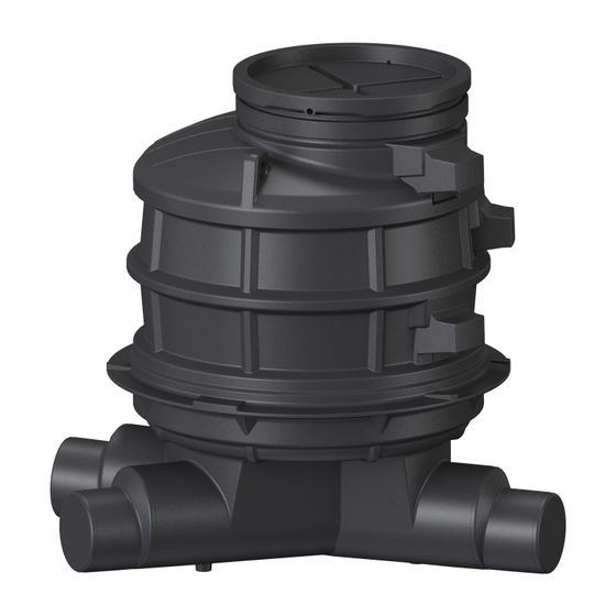 Kessel Standardschacht GT LW1000, 1.425mm, DN 250/300, 3 Zuläufe