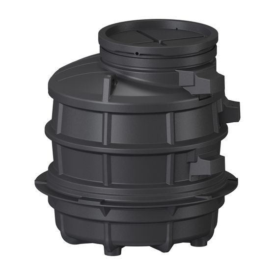 Kessel Standardschacht GT LW1000, 1.225mm, 600mm, Polyethylen
