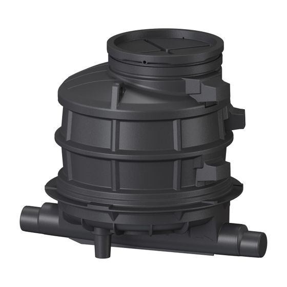 Kessel Standardschacht GT LW1000, 1.245mm, DN 150/200, Durchgangsgerinne