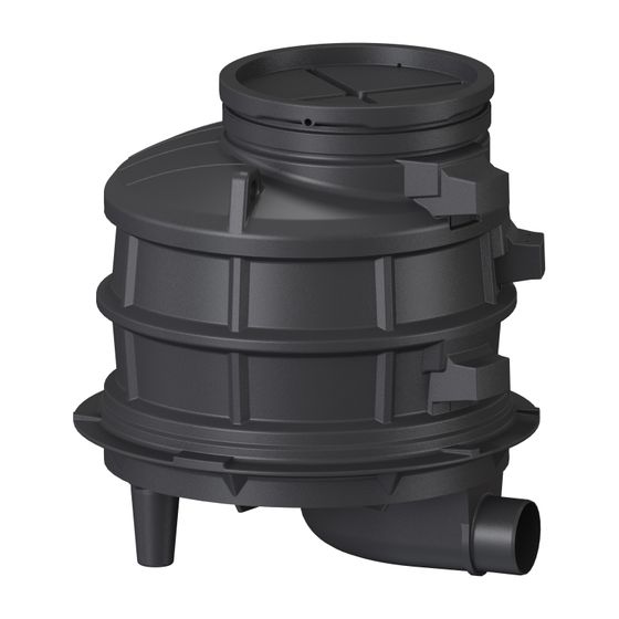 Kessel Standardschacht GT LW1000, DN 200, 1.245mm, Polyethylen