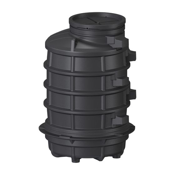 Kessel Standardschacht GT LW1000, 1.725mm, 1.000mm, 600mm, Polyethylen