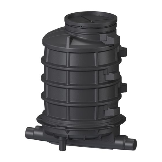 Kessel Standardschacht GT LW1000, DN 150/200, 1.745mm, Polyethylen