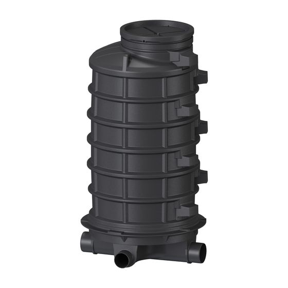 Kessel Standardschacht GT LW1000, 2.245mm, DN 150/200, Polyethylen