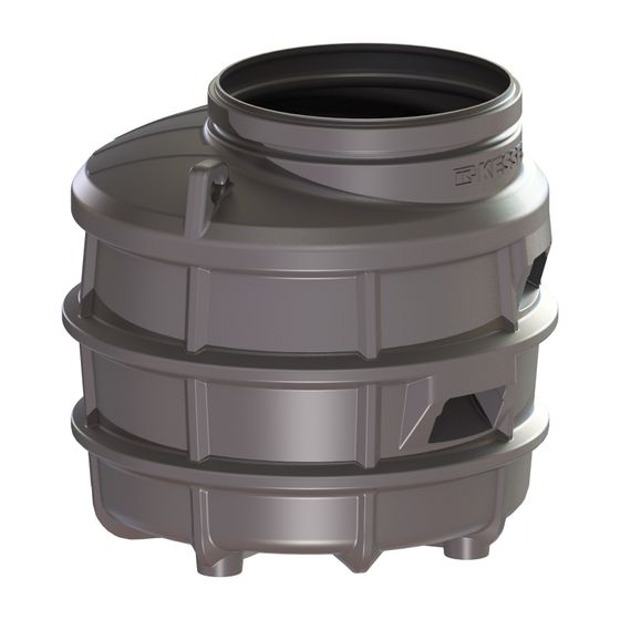 Kessel Standardschacht GT LW1000, 1.050mm Höhe, 600mm Einstieg, Polyethylen