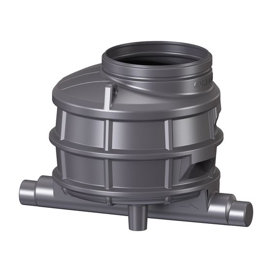 Kessel Standardschacht GT LW1000, DN 150/200, 1.070mm, Polyethylen