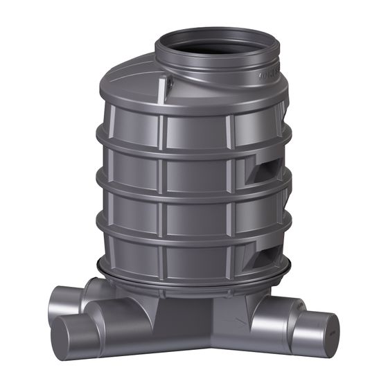 Kessel Standardschacht GT LW1000, 1.750mm, DN 250/300, 3 Zuläufe