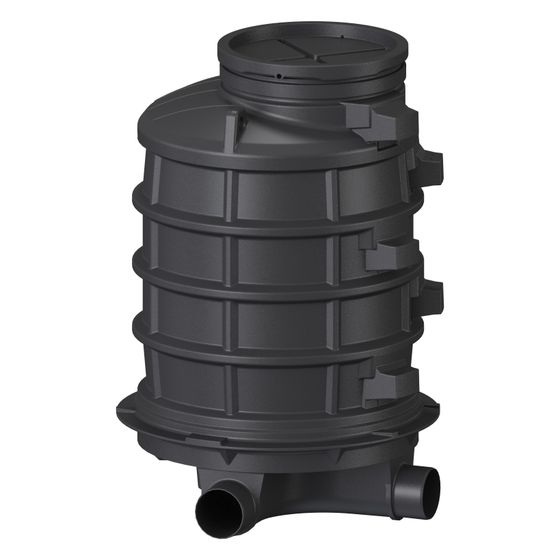 Kessel Standardschacht GT LW1000, DN 200, 1.570mm, 90 Grad rechts