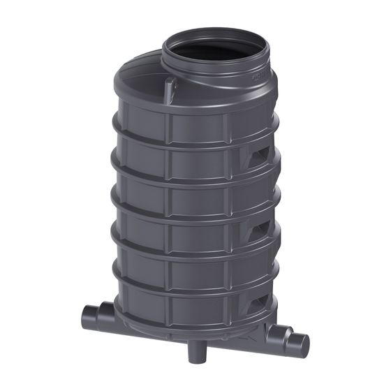 Kessel Standardschacht GT LW1000, DN 150/200, 2.070mm, Polyethylen