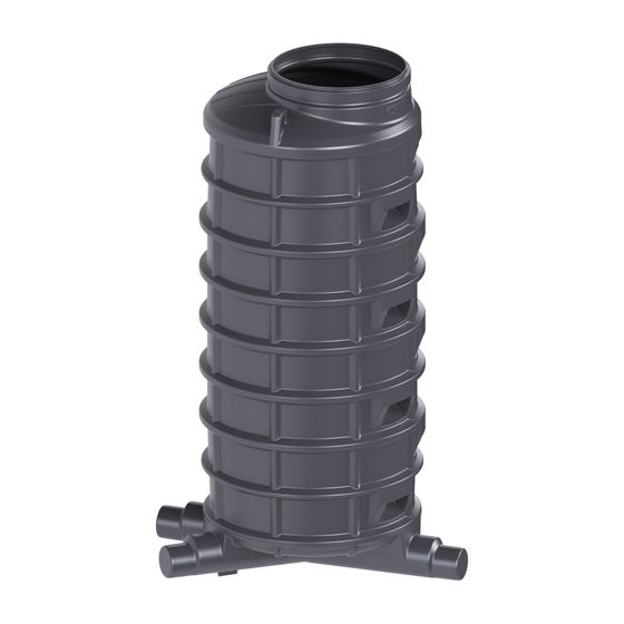 Kessel Standardschacht GT LW1000, 2.570mm, DN 150/200, 3 Zuläufe