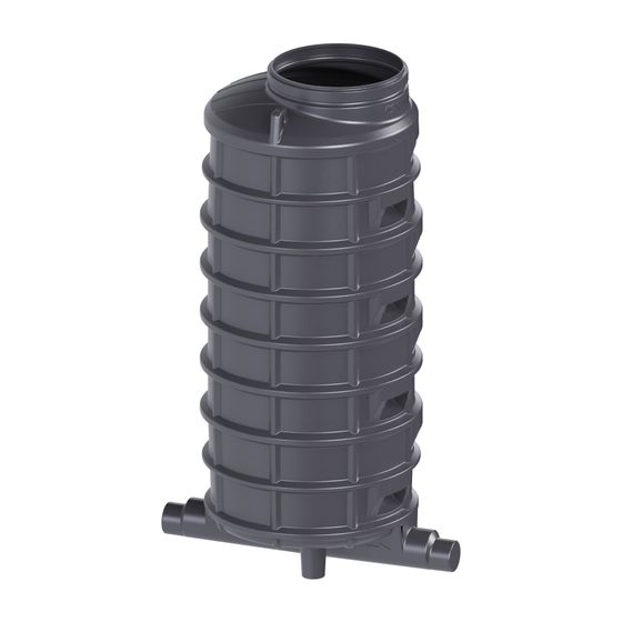 Kessel Standardschacht GT LW1000, DN 150/200, 2.570mm, Polyethylen
