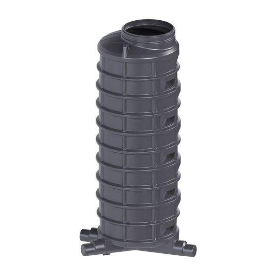 Kessel Standardschacht GT LW1000, DN 150/200, 3.070mm, 3 Zuläufe