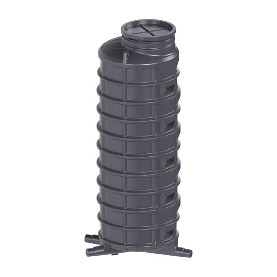 Kessel Standardschacht GT LW1000, DN 100/125, 3.040mm, Polyethylen, 883002