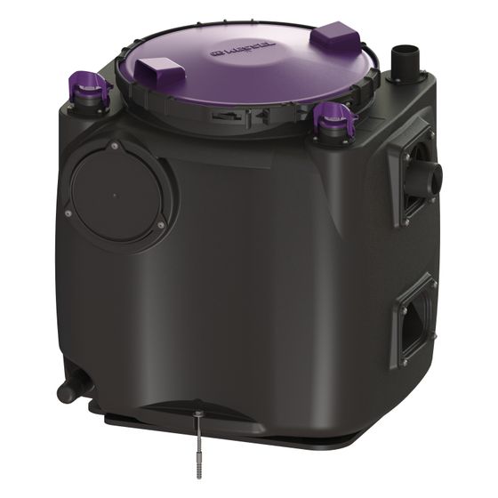 Kessel Hebeanlage Aqualift 100 Mono GTF 1250, 1,3kW, max. Förderhöhe 11m, Kunststoff, Schwarz