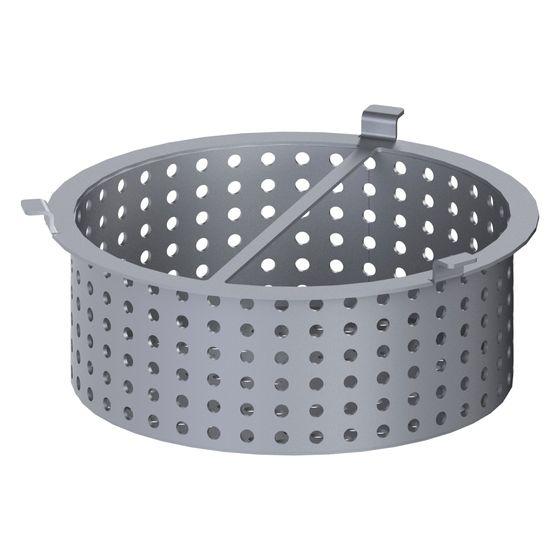 Kessel Schlammeimer für System 185, Edelstahl senkrecht, 55163