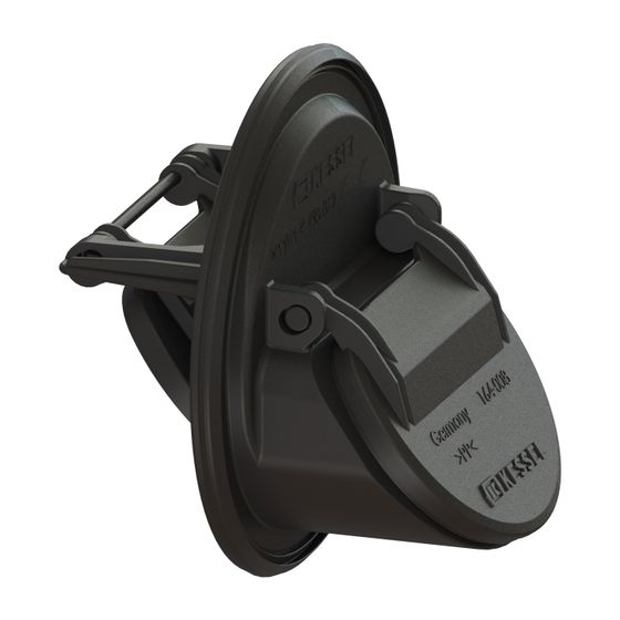 Kessel Einschiebeteil für Pumpfix S, mit 2 Rückstauklappen, 122mm, 680884