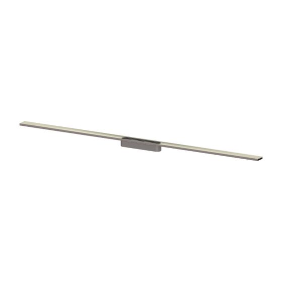 Kessel Rinnenprofil für Linearis Infinity, 1.200mm Edelstahl gebürstet, 681007