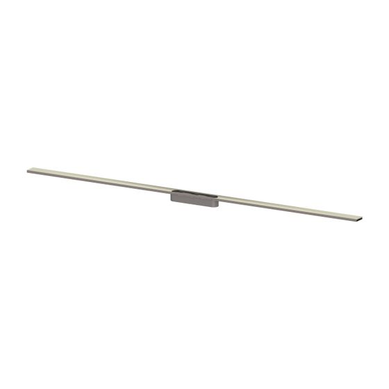 Kessel Rinnenprofil für Linearis Infinity, 1.400mm Edelstahl gebürstet, 681008