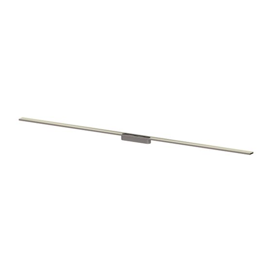 Kessel Rinnenprofil für Linearis Infinity, Edelstahl gebürstet 1.600mm, 681009