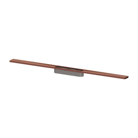 Kessel Rinnenprofil für Linearis Infinity, 800mm, Copper gebürstet, 681022