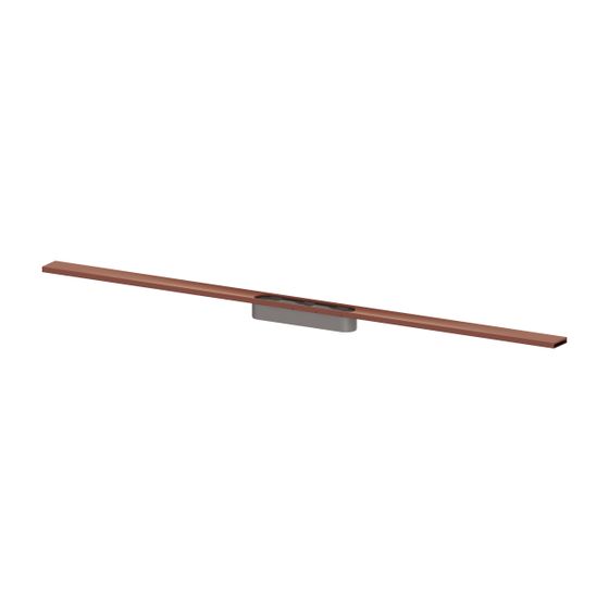 Kessel Rinnenprofil für Linearis Infinity, 1.000mm, Copper gebürstet, 681024