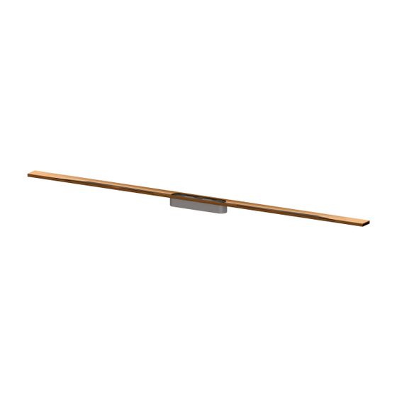 Kessel Rinnenprofil Linearis Infinity, 1.200x45mm, Edelstahl 1.4404, Bronze gebürstet, 681031