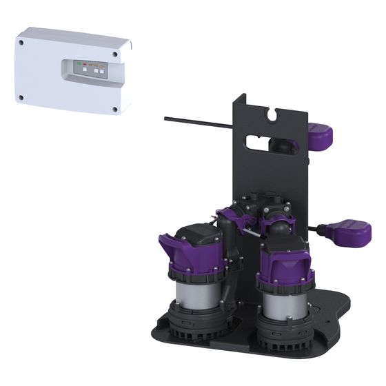 Kessel Pumpen-Einbausatz Retrofit S Duo GTF 500-S1, 230V, 448x380x403mm, Kunststoff