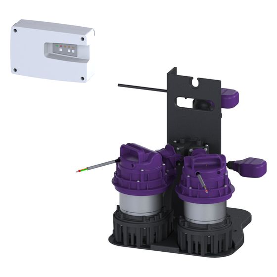 Kessel Pumpen-Einbausatz Retrofit S Duo, GTF 1000-S1, 448x380x403mm, Kunststoff