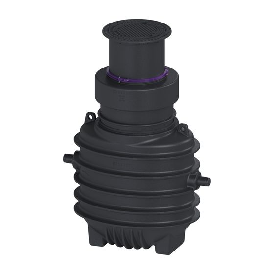 Kessel Fettabscheider EasyClean ground NS 2 Direct, 1.040-1.740mm, Klasse A/B, links