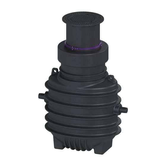 Kessel Fettabscheider EasyClean ground NS 2 Direct, 1.190-1.740mm, Klasse D, links