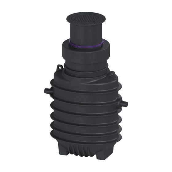 Kessel Fettabscheider EasyClean ground NS 4 Direct, 1.190-1.740mm, Klasse D, links