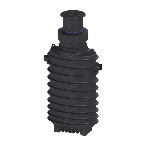 Kessel Fettabscheider EasyClean ground NS 12,5 Direct, 995-1.740mm, Klasse A/B, links