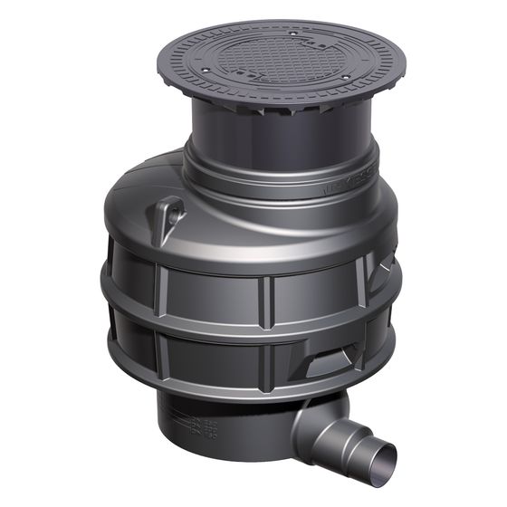 Kessel Probenahmeschacht für LW 1000, DN 100, Klasse B, 1.145-1.585mm, 9151010B