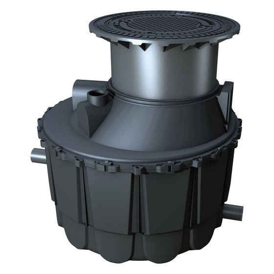 Kessel Probenahmeschacht DN 100, mit Staufix SWA, Klasse B